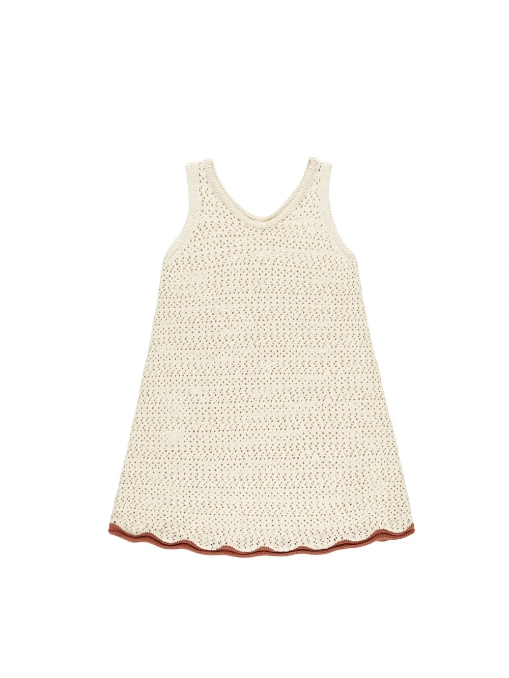 Rylee + Cru girl’s crochet tank mini dress